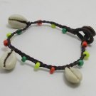 CUTE HANDMADE BRACELET SEASHELL COLORFUL BEAD THAI GIFT THAILAND LUCKY SOUVENIR