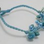 HANDMADE BRACELET AQUAMARINE STONE BLUE BEADS THAI GIFT THAILAND GIFT SOUVENIR