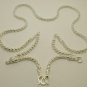 COOL SILVER PLATED NECKLACE FOR 5 BUDDHA AMULET PENDANT THAILAND LUCKY NICE GIFT