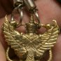 GARUDA KRUT EAGLE FIGHT NAGA SNAKE AMULET LIFE PROTECTION PENDANT ROPE NECKLACE