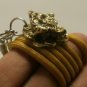 FROG ON CHINESE MONEY REAL WEALTH RICH LUCKY GAMBLE WIN PENDANT & ROPE NECKLACE