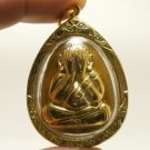 BIG PIDTA LP KOON MAGIC MIRACLE RICH LUCKY CLOSE EYES BUDDHA THAI AMULET PENDANT