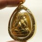 BIG PIDTA LP KOON MAGIC MIRACLE RICH LUCKY CLOSE EYES BUDDHA THAI AMULET PENDANT
