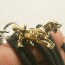 TINY PANTHER YANTRA TIGER LIFE PROTECTION THAI MINI AMULET PENDANT ROPE NECKLACE