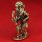 POO CHUCHOK LUCKY MONEY RICH SUCCESS TALISMAN THAI MINI BRASS AMULET GOOD CHARM