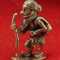 POO CHUCHOK LUCKY MONEY RICH SUCCESS TALISMAN THAI MINI BRASS AMULET GOOD CHARM