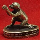 TINY THAI BRASS AMULET LOVE ATTRACTION APPEAL MAGIC MONKEY LUCKY THAILAND GIFT