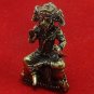 NARASIMHA 5 FACES NARAI LION BOAR HORSE HANUMAN BLESSED HINDU MINI BRASS AMULET