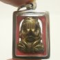 PIDTAWAN PIDTA PITTA CLOSE EYES EARS ANUS THAI YANT BUDDHA BRASS AMULET PENDANT