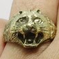 MAGIC TIGER MEN BRASS RING THAI BUDDHA AMULET LIFE PROTECTION THAILAND NICE GIFT