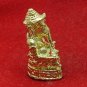 LORD GANESH OM GANESHA HINDU MINI BRASS STATUE SUCCESS & REMOVE OBSTACLES AMULET