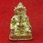 LORD GANESH OM GANESHA HINDU MINI BRASS STATUE SUCCESS & REMOVE OBSTACLES AMULET