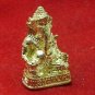 LORD GANESH OM GANESHA HINDU MINI BRASS STATUE SUCCESS & REMOVE OBSTACLES AMULET