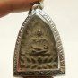 POWERFUL LP BOON JAOSUA BILLIONAIRE BACK CLOSE EYES BUDDHA THAI AMULET PENDANT