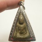 PHRA NANGPHAYA THAI ANTIQUE REAL POWERFUL TOP 5 BENJAPAKEE BUDDHA AMULET PENDANT