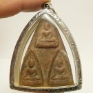LORD BUDDHA TRIPLE BLESSING AMULET THAI REAL POWERFUL SUCCESS LUCKY RICH PENDANT