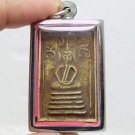 SOMDEJ LP PUEK THAI REAL ANTIQUE BUDDHA AMULET SUCCESS WEALTH RICH LUCKY PENDANT