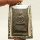SOMDEJ 9 BASES LP BOON THAI BUDDHA AMULET MAGIC YANT LUCKY HAPPY SUCCESS PENDANT
