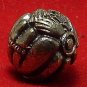 RARE PIDTAWAN CLOSE EYES EARS ANUS THAI BUDDHA MINI YANTRA BRASS BALL HOT AMULET