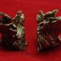 DUO CHICKEN ROOSTER HEN LUCKY RICH THAI MINI BRASS AMULET THAILAND NICE ART GIFT