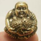 HAPPY BUDDHA SANGKAJAI HOTEI BUDAI THAI MINI BRASS BALL AMULET LUCKY MONEY RICH
