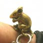 MUSHIKA TINY MAGIC MOUSE MOUNT RAT OF LORD GANESHA HINDU AMULET PENDANT NECKLACE