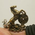 HORSE ON CHINA MONEY THAI PENDANT NECKLACE AMULET LUCKY PROTECTION CASINO GAMBLE