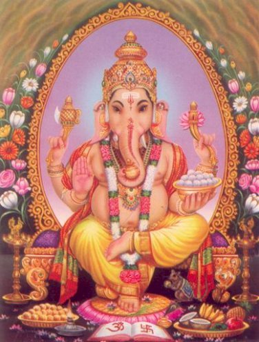 LORD GANESH LP KLOY HINDU GOD OF SUCCESS WEALTH LUCKY PENDANT THAI MAGIC AMULET