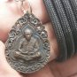 1975 LP TIM COIN THAI FAMOUS POWERFUL MAGIC MONK BUDDHA AMULET PENDANT NECKLACE