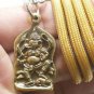 LORD GANESHA GANESH ELEPHANT OM OHM REMOVE OBSTACLE AMULET PENDANT ROPE NECKLACE