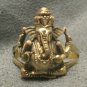 BRASS MEN RING OM SHRI GANESH LORD GANESHA GOD HINDU AMULET SUCCESS WIN OBSTACLE