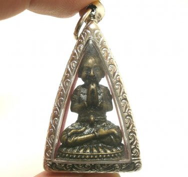 GUMAN KUMAN THONG CHANT LP LARP THAI MAGIC AMULET LUCKY MONEY WIN GAMBLE PENDANT