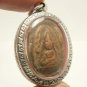 REAL THAI ANTIQUE DOUBLE BUDDHA AMULET KHUNPAEN STRONG LOVE APPEAL LUCKY PENDANT