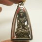 RARE CAMBODIA KHMER UPAKOOT LOTUS ARAHAN KHMER BUDDHA BRASS AMULET LUCKY PENDANT