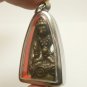 RARE CAMBODIA KHMER UPAKOOT LOTUS ARAHAN KHMER BUDDHA BRASS AMULET LUCKY PENDANT