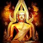 PHRA BUDDHA CHINNARAJ THAI REAL AMULET SUCCESS LUCKY RICH HAPPY PENDANT NECKLACE