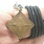 LP MOON 108 YEARS ฺBRAHMA COIN THAI REAL AMULET PENDANT LUCKY RICH MONEY SUCCESS