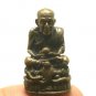 LP TUAD THUAD LEGEND MONK ON COBRA SNAKE THAI MINI AMULET BUDDHA BLESS & SUCCESS