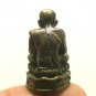 LP TUAD THUAD LEGEND MONK ON COBRA SNAKE THAI MINI AMULET BUDDHA BLESS & SUCCESS