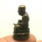 LP TUAD THUAD LEGEND MONK ON COBRA SNAKE THAI MINI AMULET BUDDHA BLESS & SUCCESS