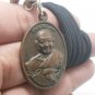 LP HONG MAGIC COIN THAI AMULET PENDANT 24 INCHES ROPE NECKLACE LUCKY RICH GAMBLE