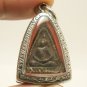 LP SUK SOOK BILLIONAIRE TRIANGLE BUDDHA THAI MAGIC YANTRA AMULET LUCKY PENDANT