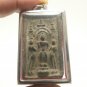 LP BOON BUDDHA & 2 DISCIPLES VISIT HEAVEN THAI AMULET PENDANT LUCKY WIN GAMBLE