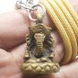 LORD GANESH GANESHA OM MIRACLE SUCCESS LUCKY RICH REAL BLESSING PENDANT NECKLACE