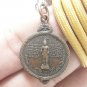 LP BOONYEN NAGA COIN THAI CHIANG MAI BUDDHA AMULET LUCKY BLESS PENDANT NECKLACE