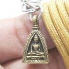 LORD BUDDHA TRIANGLE BLESSING RICH LUCKY LIFE PROTECTION AMULET PENDANT NECKLACE