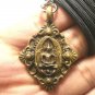 SUPER RARE LP BOON LORD BUDDHA SAMADHI MAGIC METAL COIN REAL THAI AMULET PENDANT