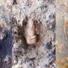 LORD BUDDHA TIGER CAVE THAI ANTIQUE PROTECTION AMULET GOOD LUCK PEACEFUL PENDANT