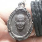 LP TUAD THUAD COIN THAI REAL BUDDHA AMULET STRONG LIFE PROTECTION LUCKY PENDANT
