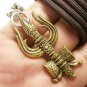 TRIDENT OF SHIVA TRISHULA TRISULA TRISHUL TIBETAN TIBET AMULET PENDANT NECKLACE